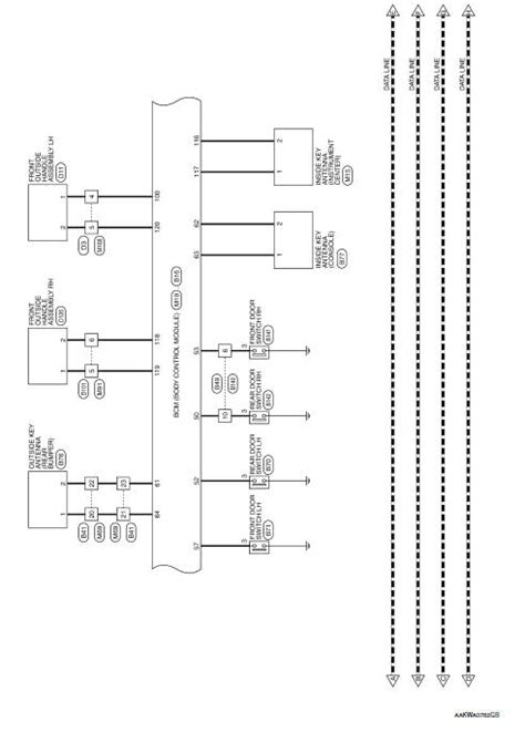 Nissan Rogue Service Manual: Wiring diagram - With intelligent key