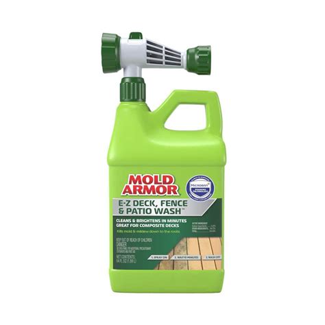 Mold Armor 64 Oz E Z Outdoor Deck And Fence Wash Mold And Mildew Remover Fg512m The Home Depot