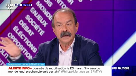 Philippe Martinez sur la prochaine journée de mobilisation contre la