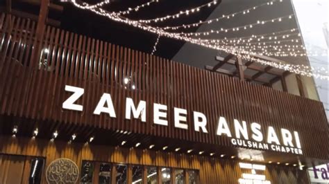 Zameer Ansari Restaurant‼️gulshan Chapter‼️صاحبہ کی سالگرہ اور کراچی کا