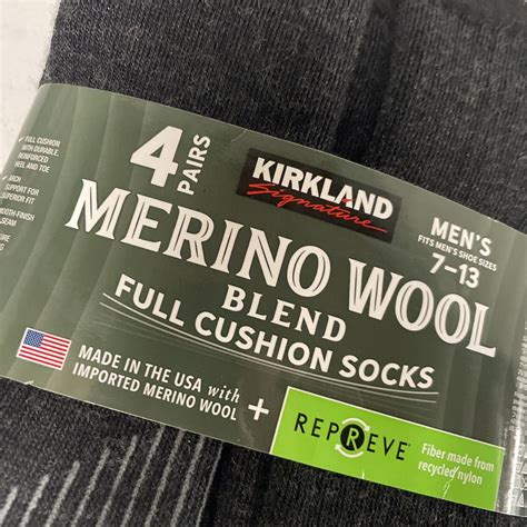 Pack Kirkland Signature Merino Wool Blend Men Outdoor Trail