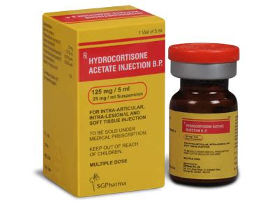 Hydrocortisone Acetate Injection B P Sgpharma