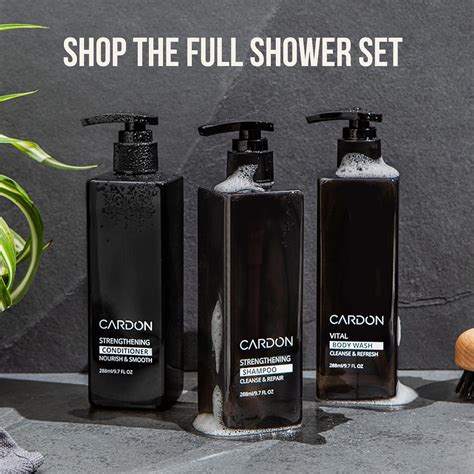 Buy Hair Growth Shampoo For Men By Cardon Keeps Hair Thick Prevents