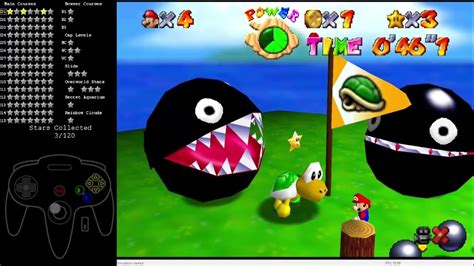 Kaizo Mario 64 Chain Chomp Battlefield The Secret Slide No Save