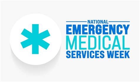 May Is National Ems Week Or Emergency Medical Services Week Background