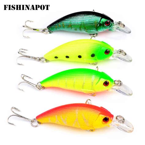 FISHINAPOT 1PCS Wobbler Fishing Lure 7 5cm 8 3g Crankbaits Hard Bait