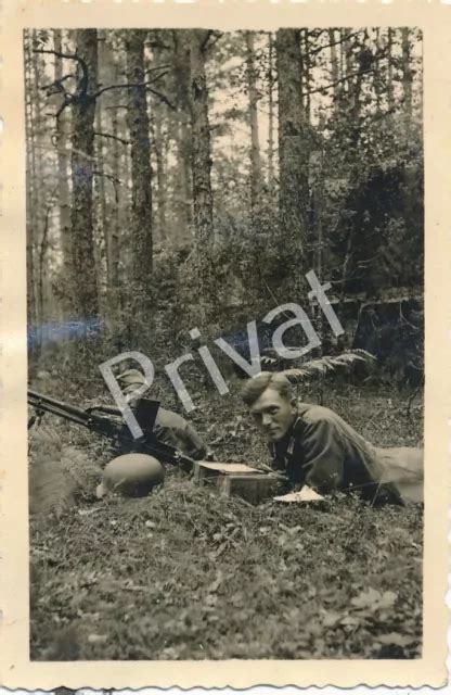 Foto Wk Stellung Soldaten Ostfront Gewehr Wehrmacht M Eur