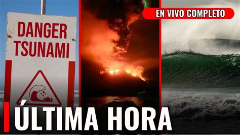 Ltima Hora Emiten Alerta De Tsunami Por Erupcion En Indonesia