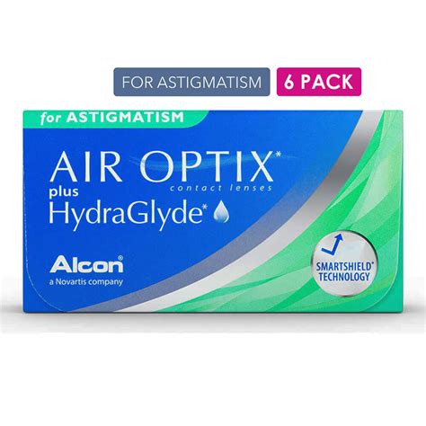 air optix  hydraglyde  astigmatism  pack mi eyes