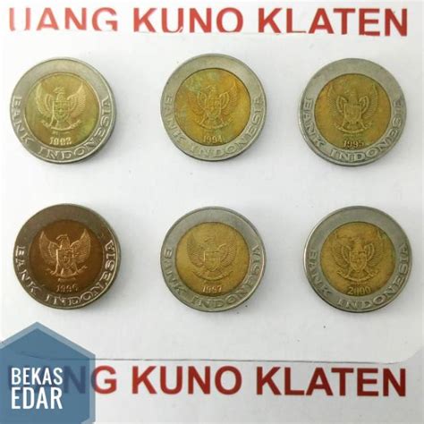 Jual Set Tahun Lengkap Rupiah Kelapa Sawit Uang Koin Kuno Paket