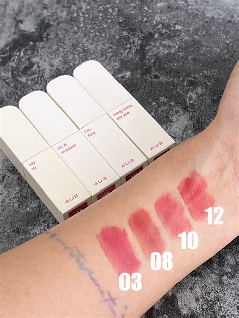 泰國必買平價好物 4U2 LOVE YOU BABE TINT MATTE Hakme Beauty