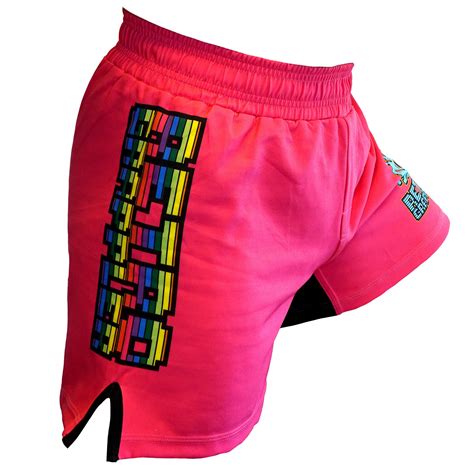 Pink Retro Lightweight Bjj Shorts Retro Grappler