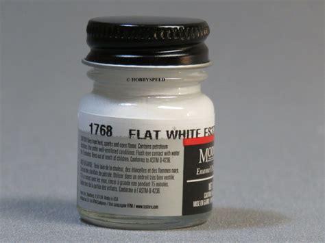 Testors Paint Model Master Flat White Enamel Oz Ml