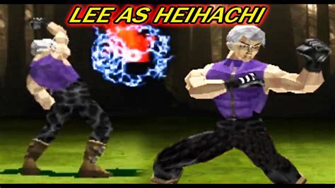 TAS Lee With Heihachi S Moves Gameplay Tekken 2 Arcade Version