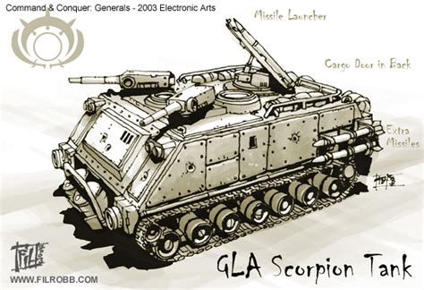 Image - Scorpion Tank concept art.jpg - EVA Database - Command & Conquer 4, Red Alert 3 ...