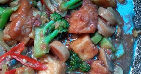 Resep Jamur Tahu Teriyaki Enak Dan Mudah Cookpad