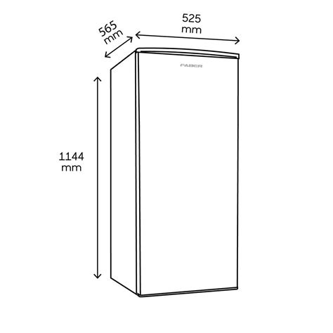 Faber 190L LUSSO 191BK Single Door Refrigerator Berdaya