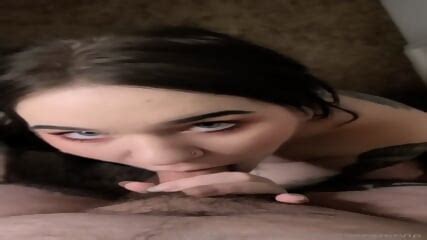 Pov Brunette Sucks Cock Gets Facial