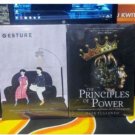 Jual Paket 2 Buku The Principles Of Power Dan Gesture Mengungkap Makna