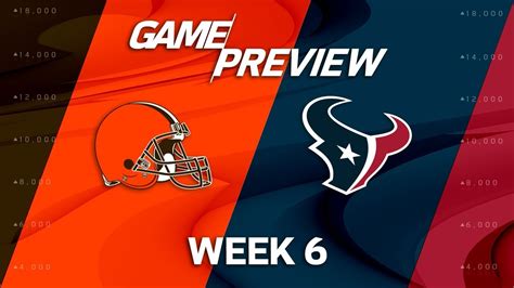 Cleveland Browns Vs Houston Texans Week 6 Game Preview Nfl Youtube