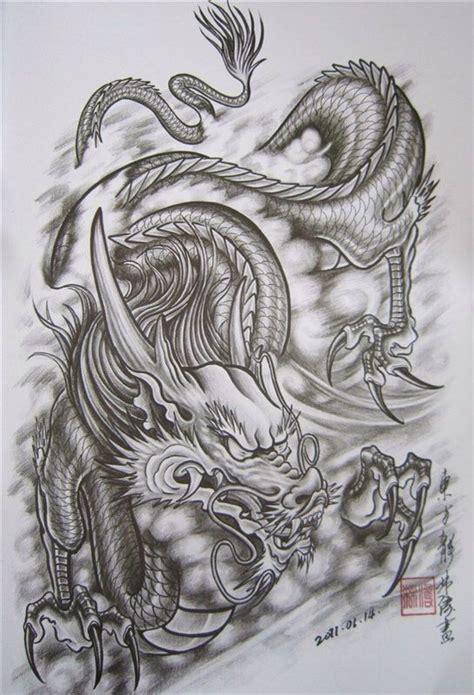 Desenho De Dragões Para Tatuagem - 5++ Desenho De DragãO Para Tatuagem InformaçõEs - tatuagemamizade