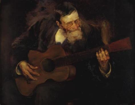 Oil Painting Replica Hombre Tocando La Guitarra By Luis Graner 1867