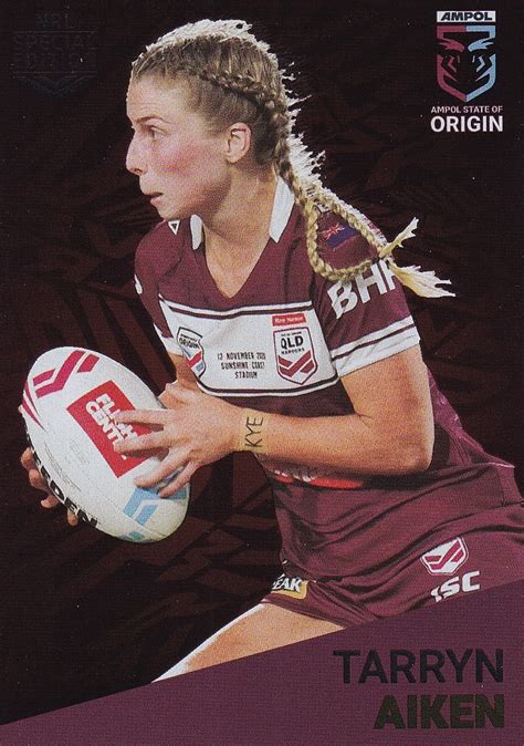 2021 Nrl Rivalry State Of Origin Ss15 Tarryn Aiken Gold Coast