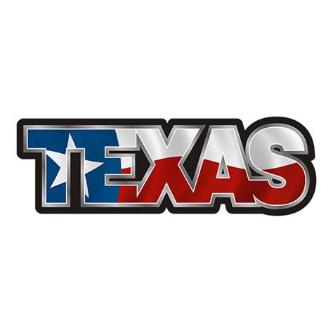 Texas State Flag Name TX Texan Sticker Decal - Rotten Remains