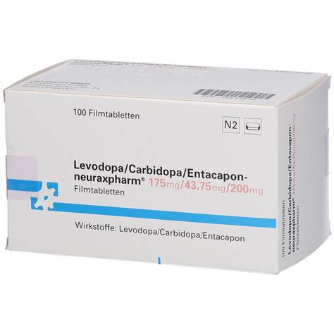 Levodopa Carbidopa Entacapon Neuraxpharm Mg Mg Mg St