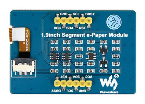 E Paper E Ink I C Display Module Segments Waveshare