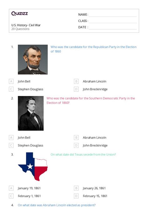 50 Us History Worksheets For 7th Grade On Quizizz Free And Printable