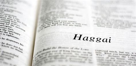 Detailed Outline Of The Book Of Haggai Bible Blender Bible Study