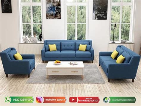 Sofa Ruang Tamu Minimalis Modern Terbaru 2024 SM01 Kursi Sofa Tamu