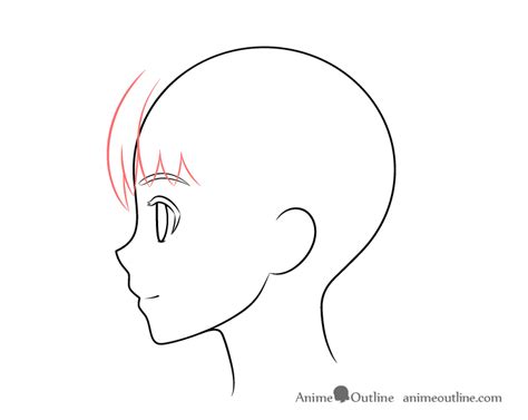 How To Draw Anime Face Side View With Proportions Animeoutline