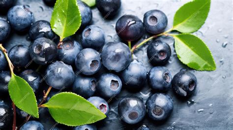 Premium Photo Huckleberry Background Images Natural Colors Bright