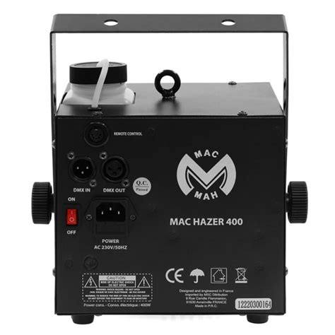 Macchina Della Nebbia Compatta Mac Mah Hazer Fog Machine