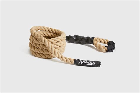 Hemp Fiber Climbing Rope With Noose 45 M