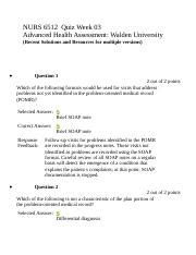 1 NURS 6512 Week 3 Quiz Docx NURS 6512 Quiz Week 03 Advanced Health