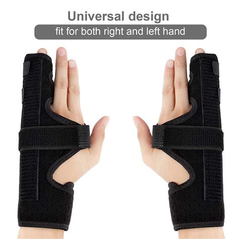 Ultrafun Two Finger Splint Medical Grade Boxer Finger Brace Support