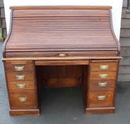 1920s Oak Pedestal Stype Roll Top Desk Antiques Atlas