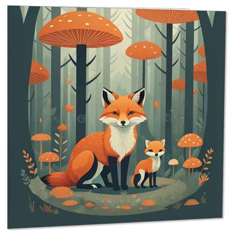 Download Enchanted Forest Foxes Wallpaper | Wallpapers.com