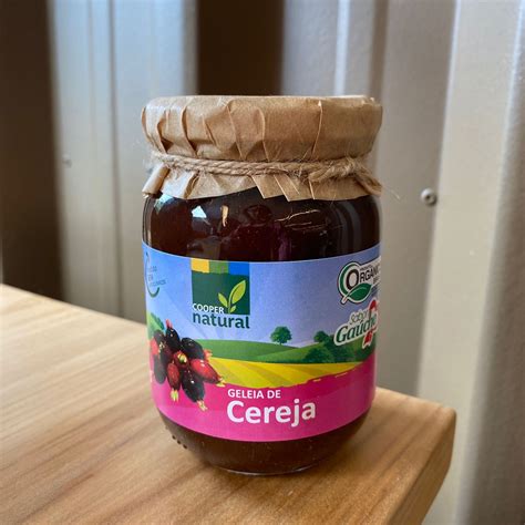 Geleia de cereja orgânica Coopernatural 300g Agroecoloja