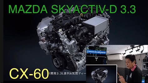 MAZDA CX 60のSKYACTIV D 3 3を整備士歴40年で熱く語る YouTube