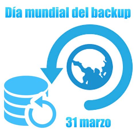 31 marzo día mundial del backup