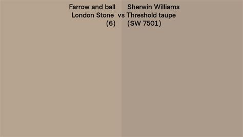 Farrow And Ball London Stone 6 Vs Sherwin Williams Threshold Taupe