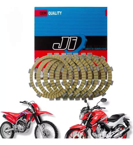 Disco Embreagem Honda Crf F Todas Cbx Ji Competi O Frete Gr Tis