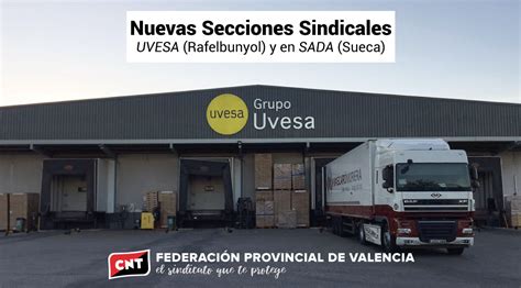 Cnt Constituye Dos Nuevas Secciones Sindicales En Las Plantas De Uvesa