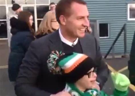 Watch The Magic Moment Celtic Superfan Jay Beatty Greets Star Striker