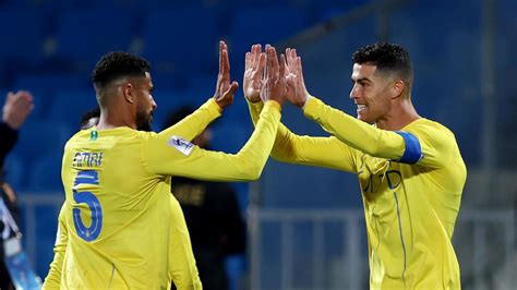 Ronaldo Scored His Debut Goal Against Al Fayha To Guide Al Nassr To A