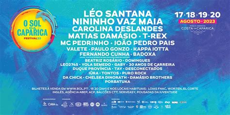 Festival O Sol da Caparica anuncia primeiros nomes da edição de 2023